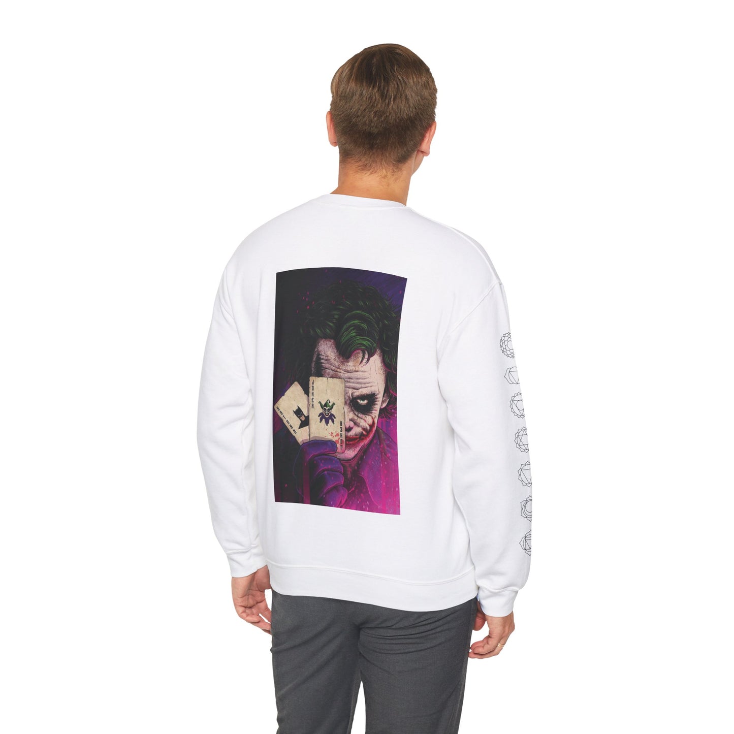 Joker Heath Ledger [2nd Edition] Unisex Heavy Blend™ Crewneck Sweatshirt