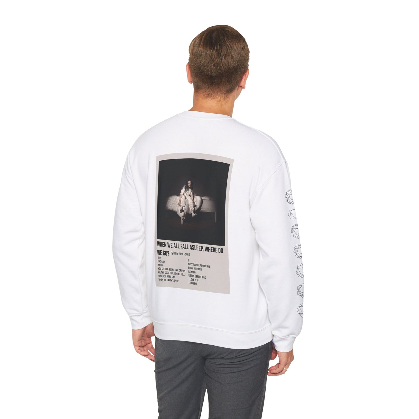 WHEN WE ALL FALL ASLEEP, WHERE DO WE GO? by Billie Eilish - 2019 Unisex Heavy Blend™ Crewneck Sweatshirt