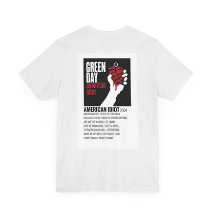 American Idiot by Green Day - 2004 Unisex Jersey Short Sleeve Tee