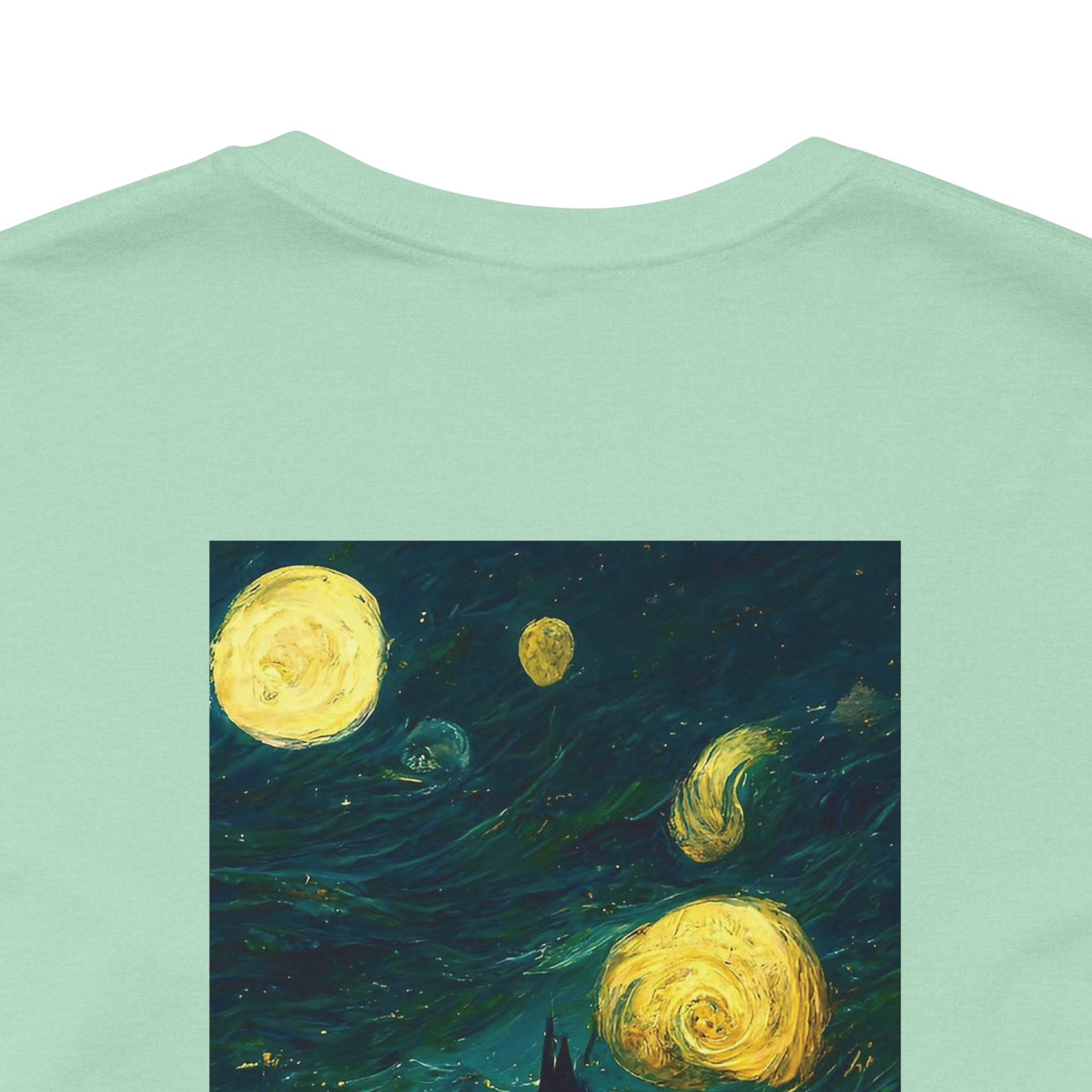 Starry Night Hogwarts Unisex Jersey Short Sleeve Tee