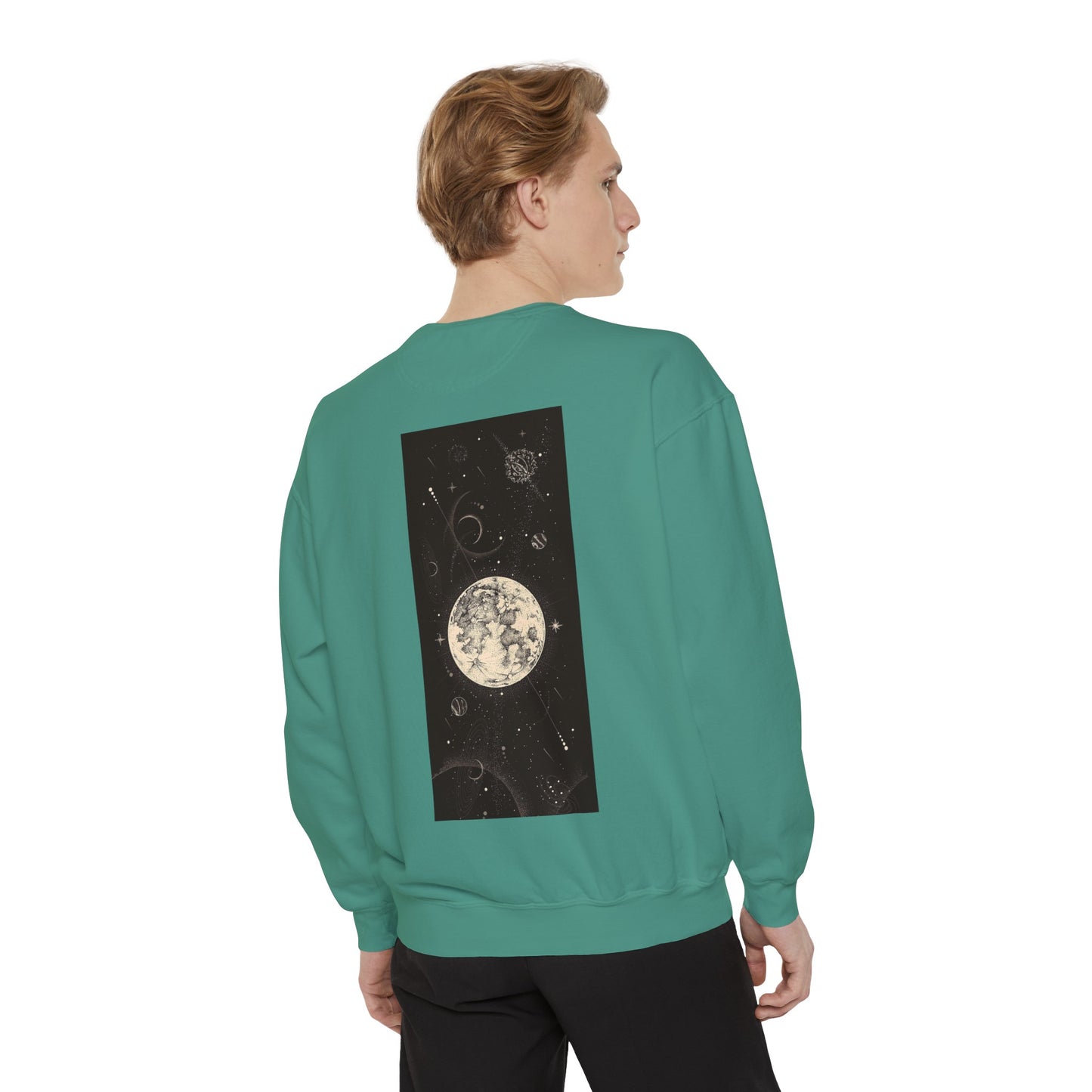 The Moon [1st Edition] Unisex Garment-Dyed Sweatshirt