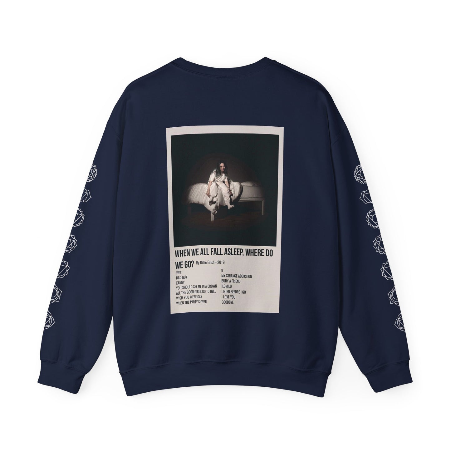 WHEN WE ALL FALL ASLEEP, WHERE DO WE GO? by Billie Eilish - 2019 Unisex Heavy Blend™ Crewneck Sweatshirt