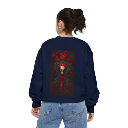 Red Gate Lock Unisex Garment-Dyed Sweatshirt