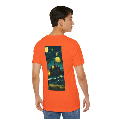 Starry Night Hogwarts Unisex Jersey Short Sleeve Tee