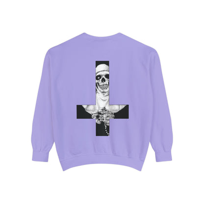 Nun Skull [1st Edition] Unisex Garment-Dyed Sweatshirt