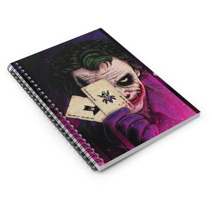 Joker Heath Ledger [2nd Edition] Spiral Notebook - Ruled Line