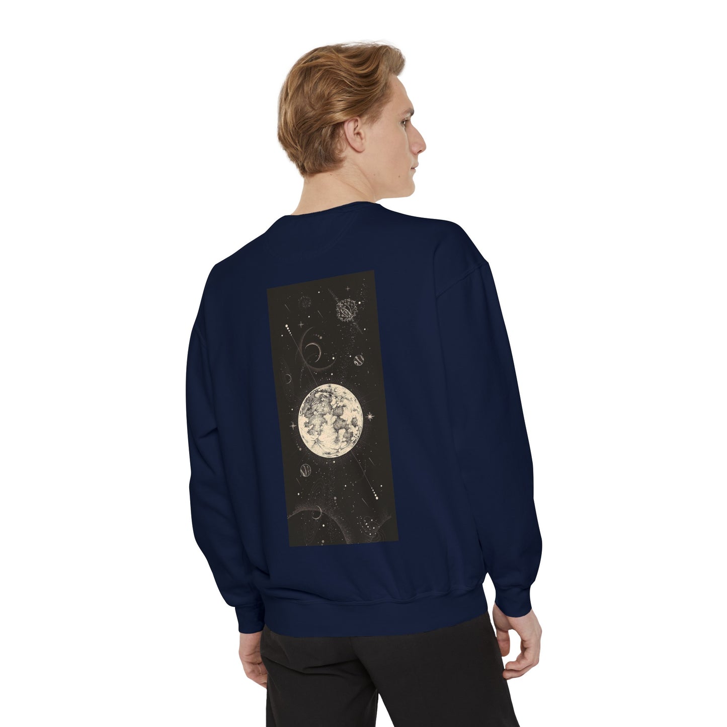 The Moon [1st Edition] Unisex Garment-Dyed Sweatshirt