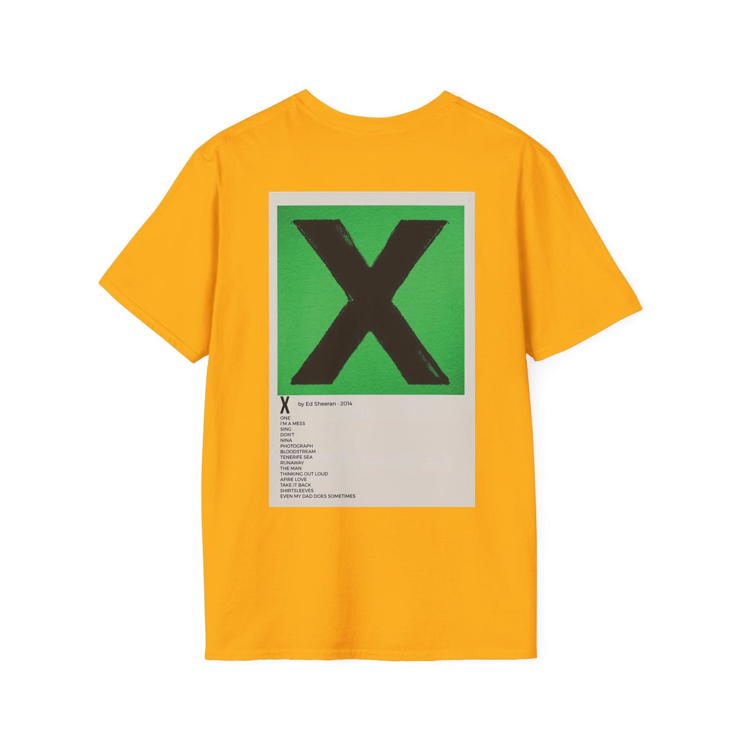 X by Ed Sheeran - 2014 Unisex Softstyle T-Shirt