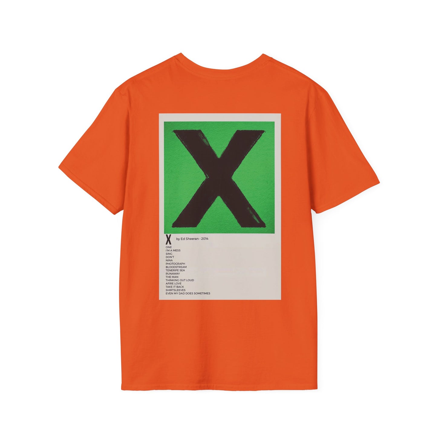 X by Ed Sheeran - 2014 Unisex Softstyle T-Shirt