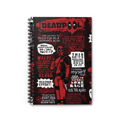 Deadpool [1st Edition] Spiral Notebook - Ruled Line