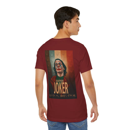 Joker Joaquin Phoenix Unisex Jersey Short Sleeve Tee