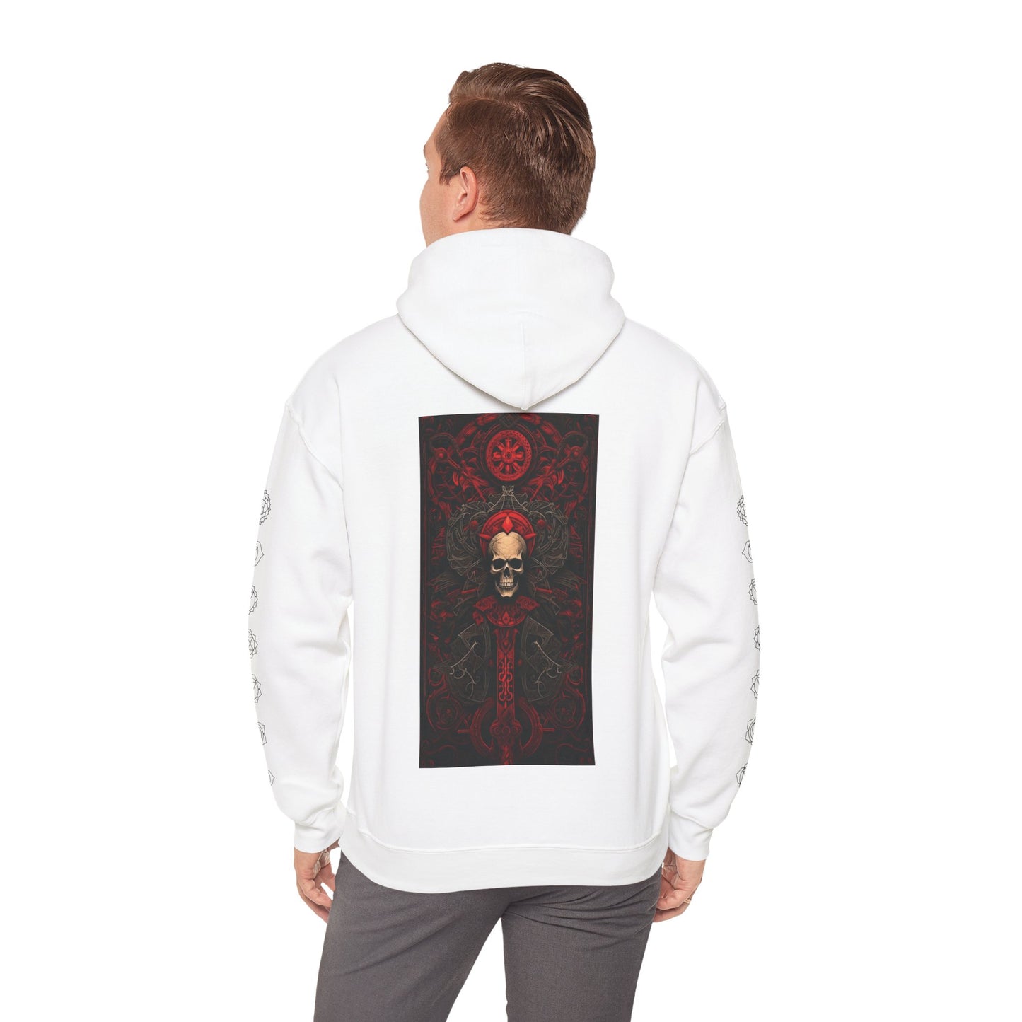 Red Gate Lock Unisex Heavy Blend™ Hooded Sweatshirt