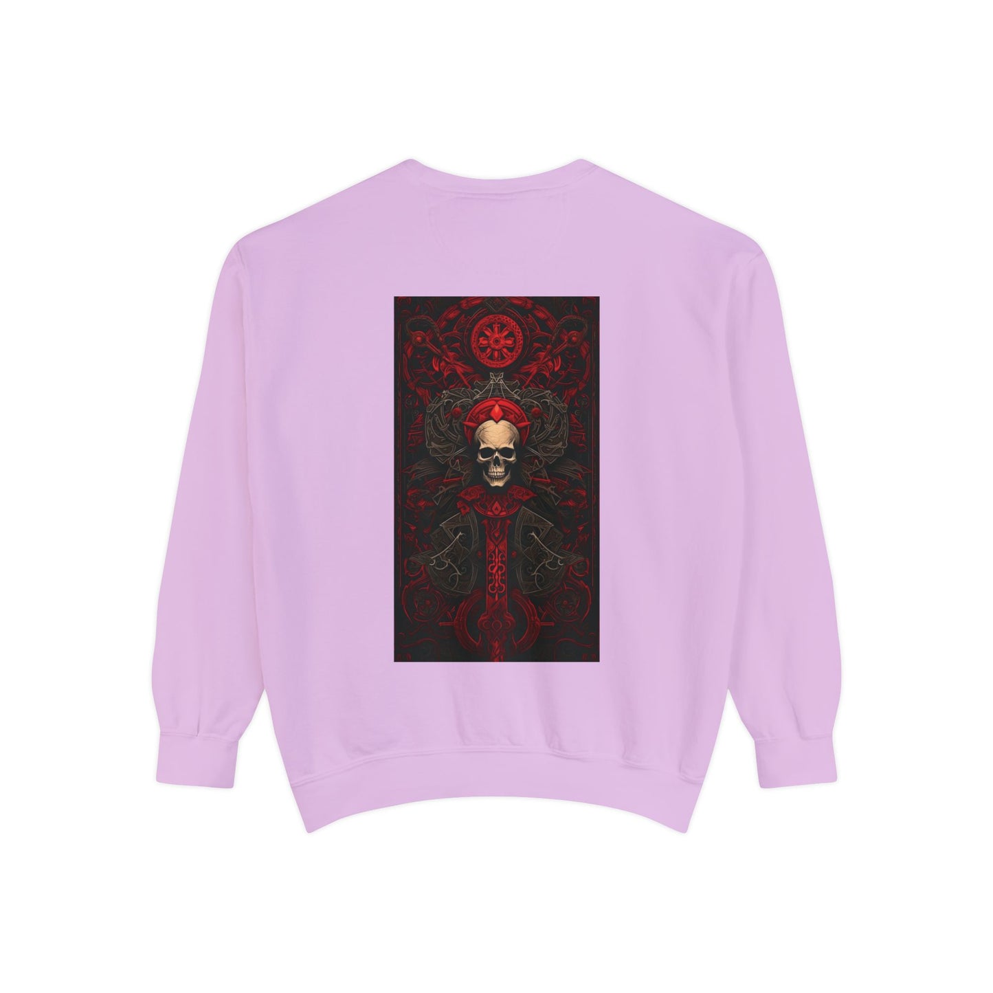 Red Gate Lock Unisex Garment-Dyed Sweatshirt