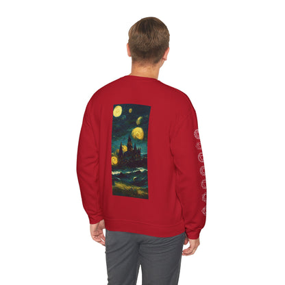 Starry Night Hogwarts Unisex Heavy Blend™ Crewneck Sweatshirt