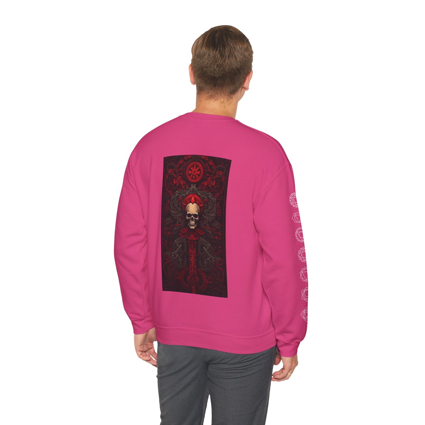 Red Gate Lock Unisex Heavy Blend™ Crewneck Sweatshirt