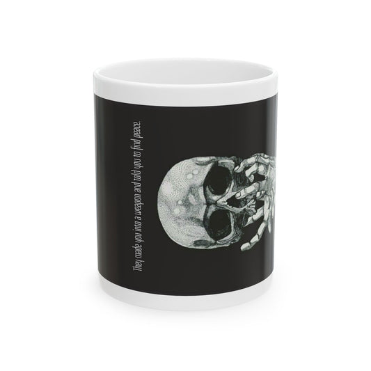 Weapon=Peace Ceramic Mug, 11oz