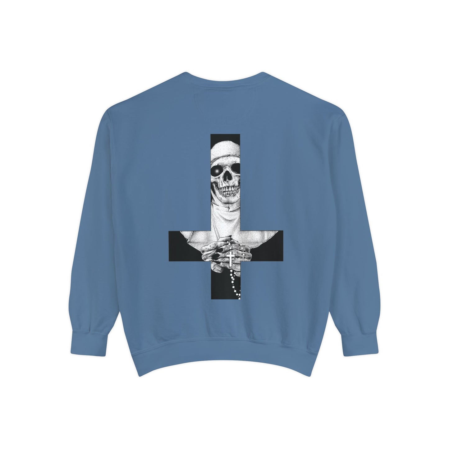 Nun Skull [1st Edition] Unisex Garment-Dyed Sweatshirt