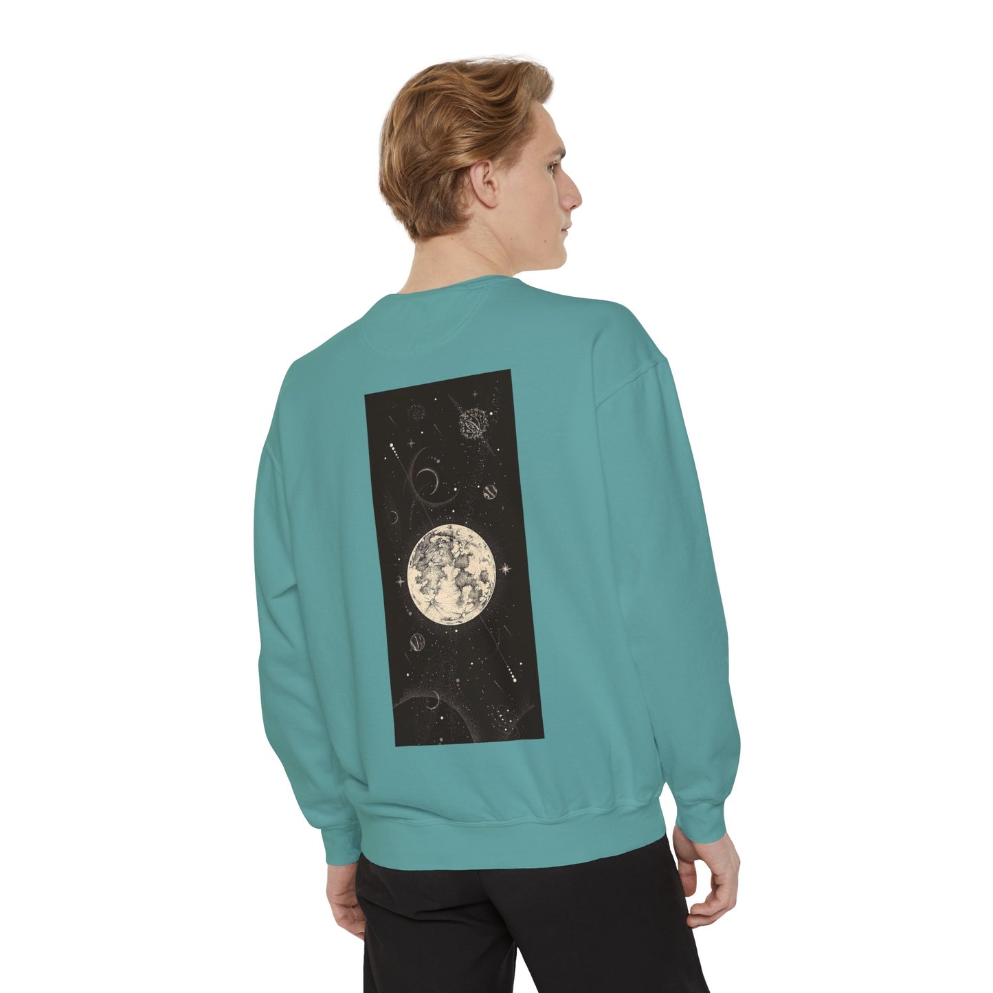 The Moon [1st Edition] Unisex Garment-Dyed Sweatshirt