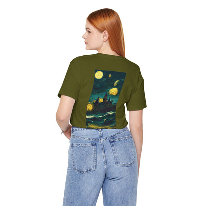 Starry Night Hogwarts Unisex Jersey Short Sleeve Tee