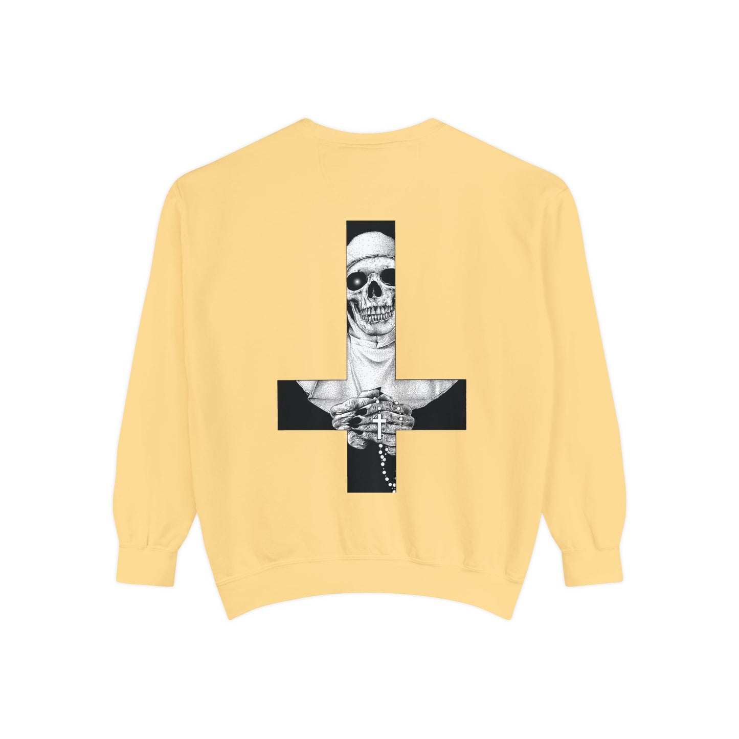 Nun Skull [1st Edition] Unisex Garment-Dyed Sweatshirt