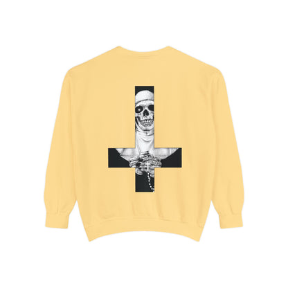 Nun Skull [1st Edition] Unisex Garment-Dyed Sweatshirt