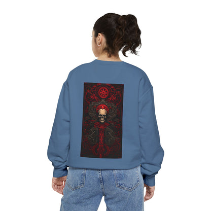 Red Gate Lock Unisex Garment-Dyed Sweatshirt