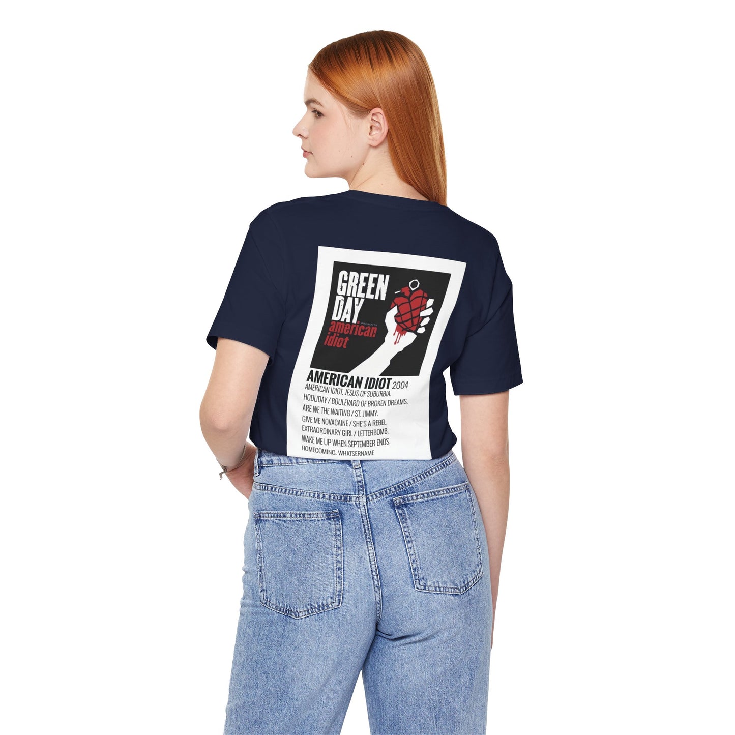 American Idiot by Green Day - 2004 Unisex Jersey Short Sleeve Tee