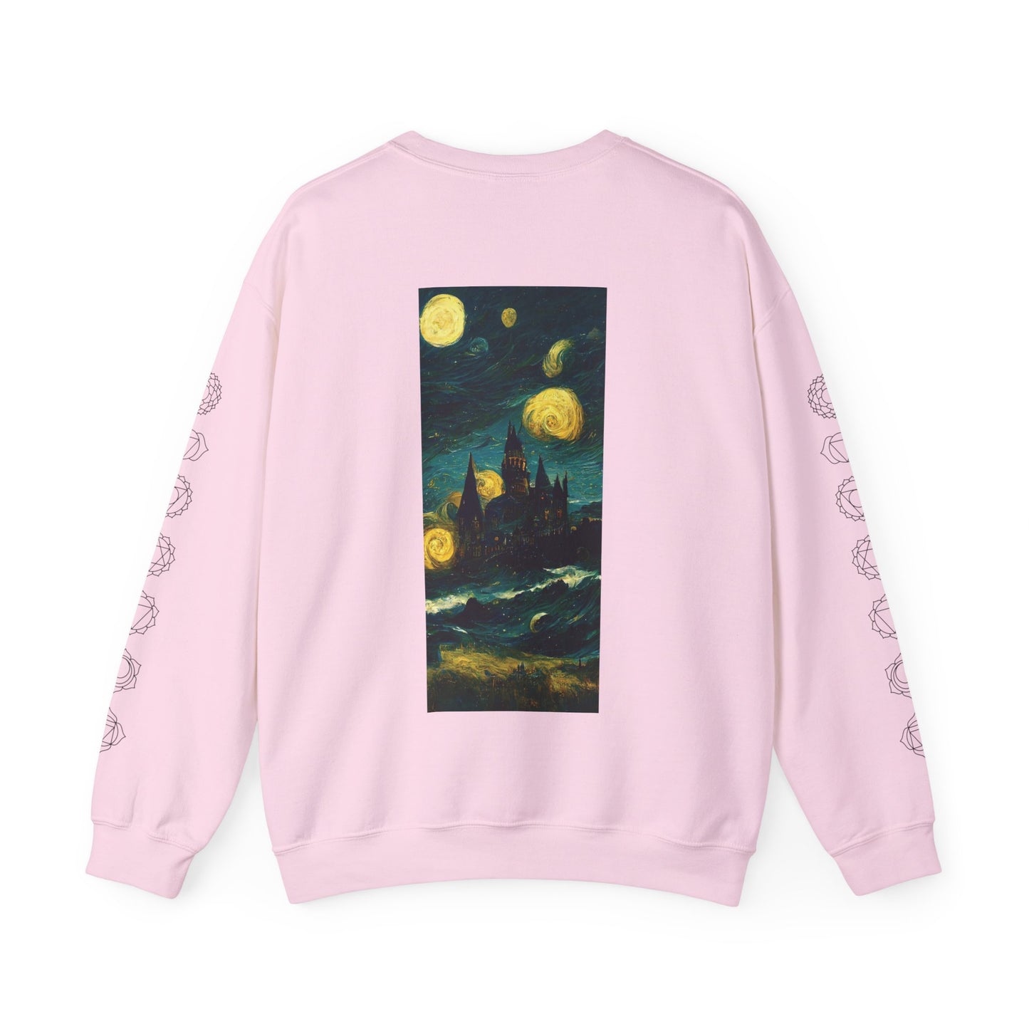 Starry Night Hogwarts Unisex Heavy Blend™ Crewneck Sweatshirt