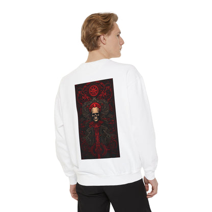 Red Gate Lock Unisex Garment-Dyed Sweatshirt