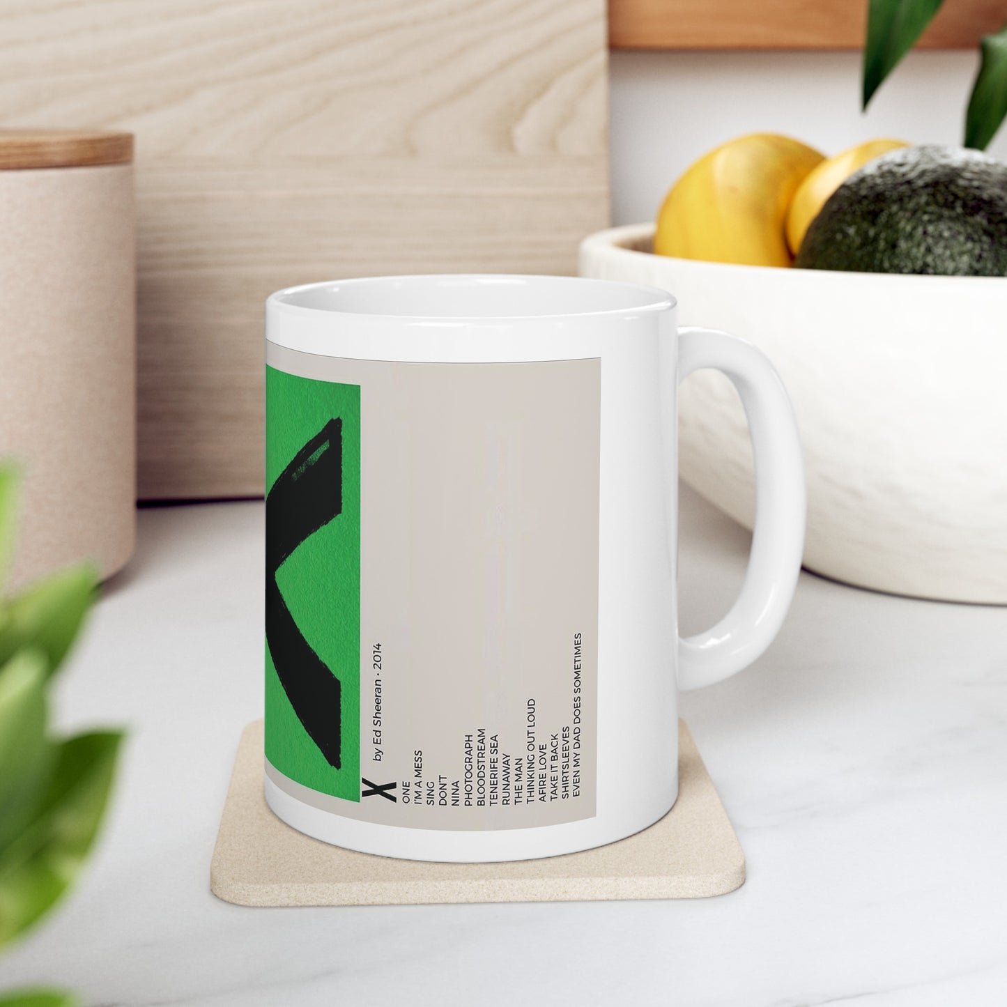 X by Ed Sheeran - 2014 Ceramic Mug, 11oz