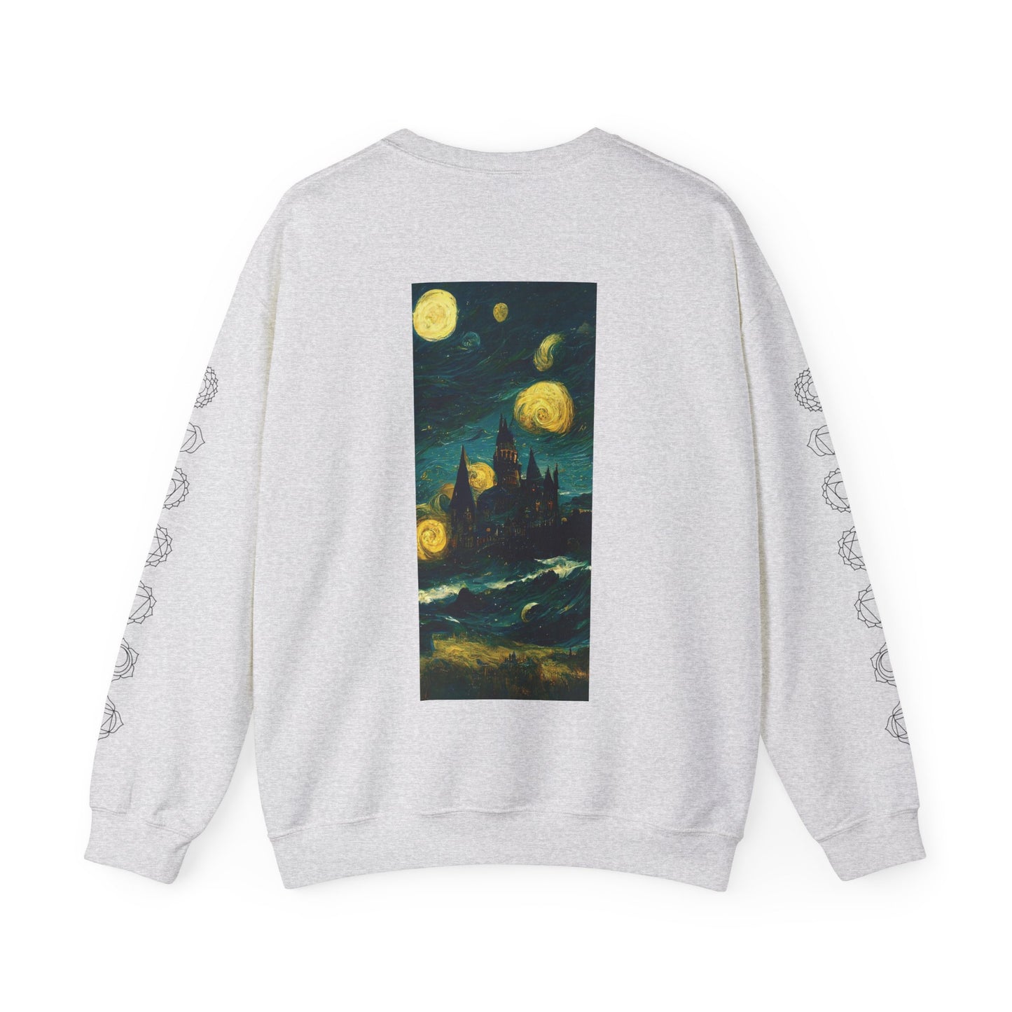 Starry Night Hogwarts Unisex Heavy Blend™ Crewneck Sweatshirt