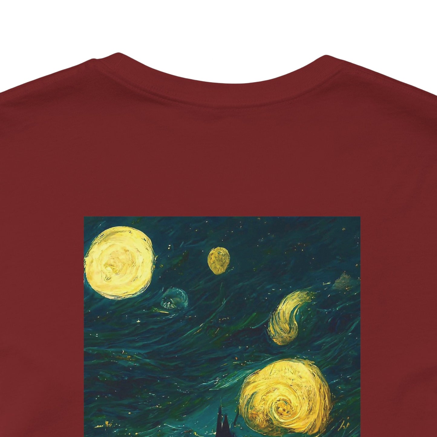 Starry Night Hogwarts Unisex Jersey Short Sleeve Tee