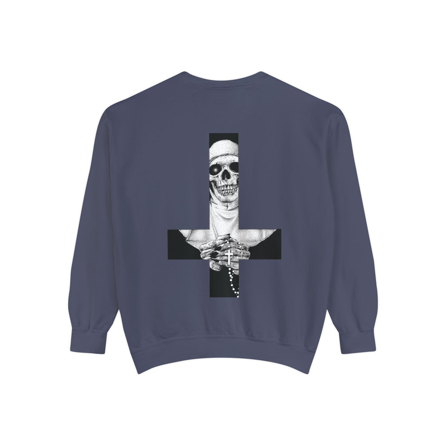 Nun Skull [1st Edition] Unisex Garment-Dyed Sweatshirt