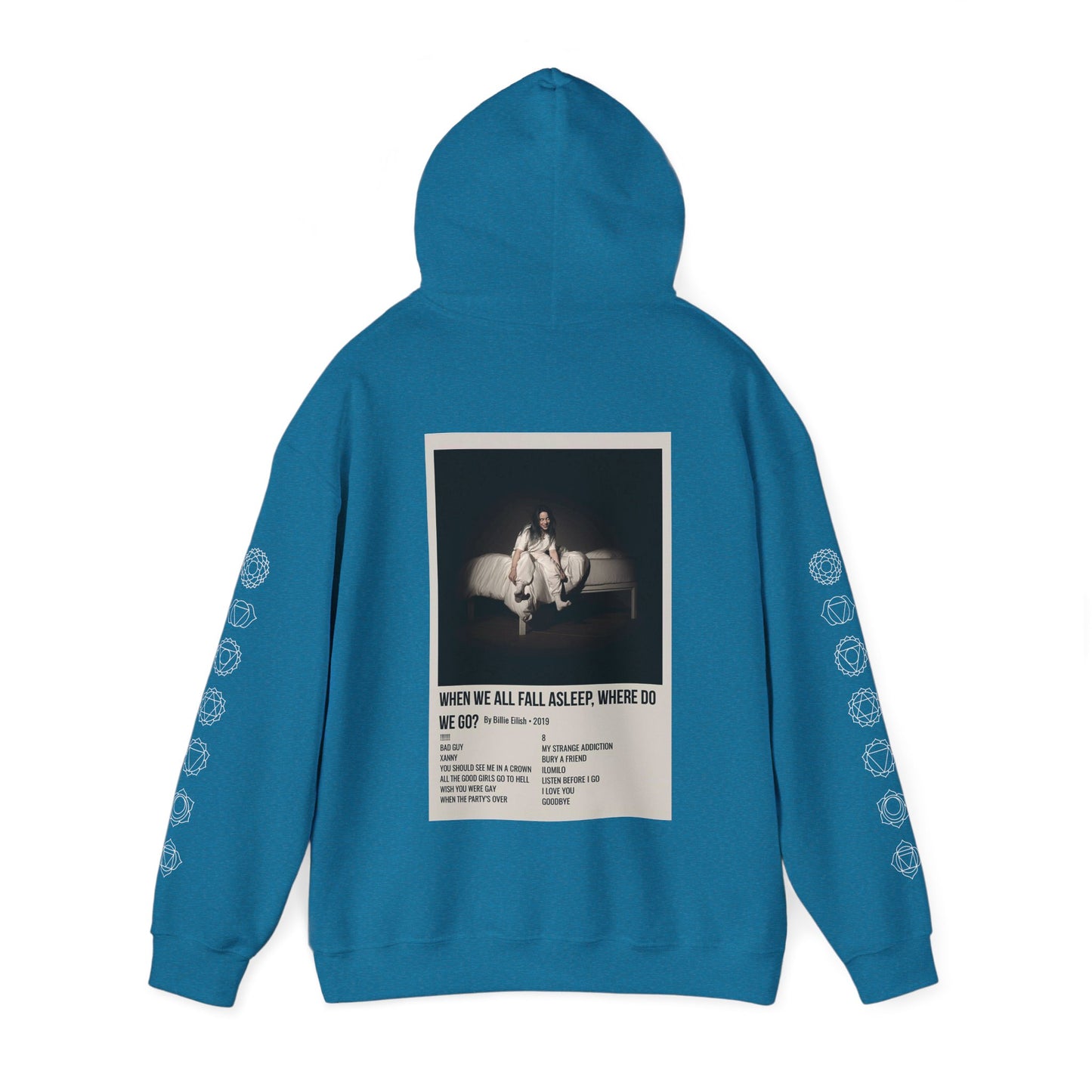 WHEN WE ALL FALL ASLEEP, WHERE DO WE GO? by Billie Eilish - 2019 Unisex Heavy Blend™ Hooded Sweatshirt