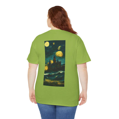 Starry Night Hogwarts Unisex Heavy Cotton Tee