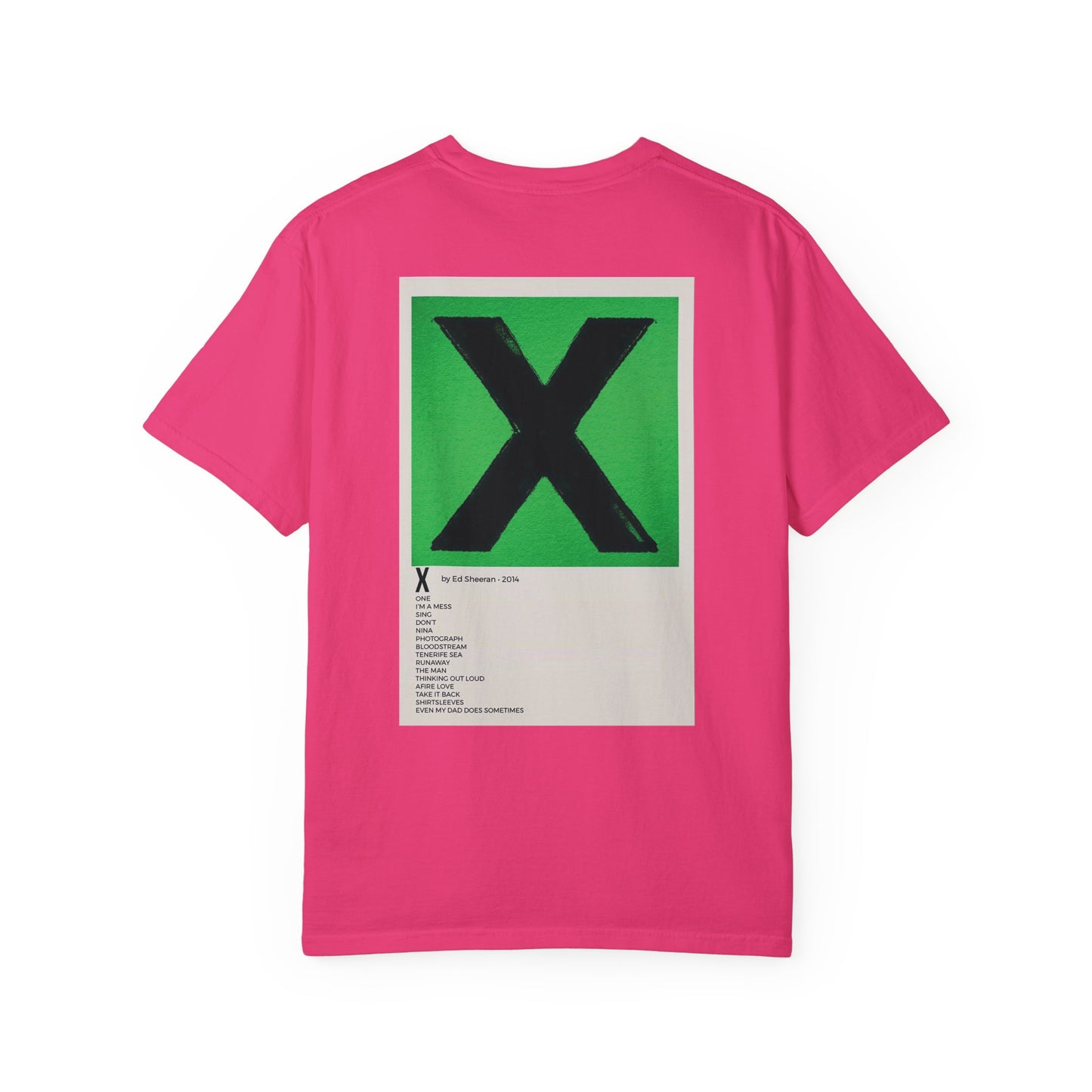 X by Ed Sheeran - 2014 Unisex Garment-Dyed T-shirt