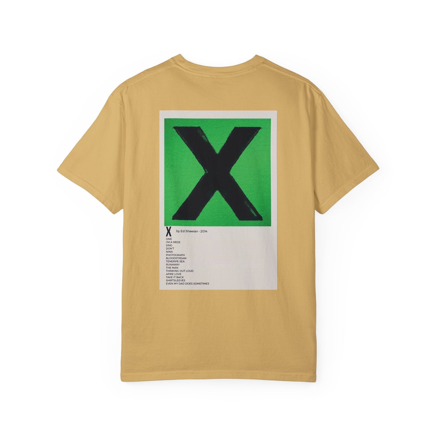 X by Ed Sheeran - 2014 Unisex Garment-Dyed T-shirt