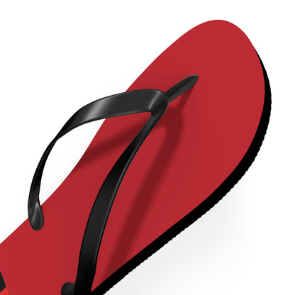 SNOBkill Unisex Flip Flops [Red Edition]