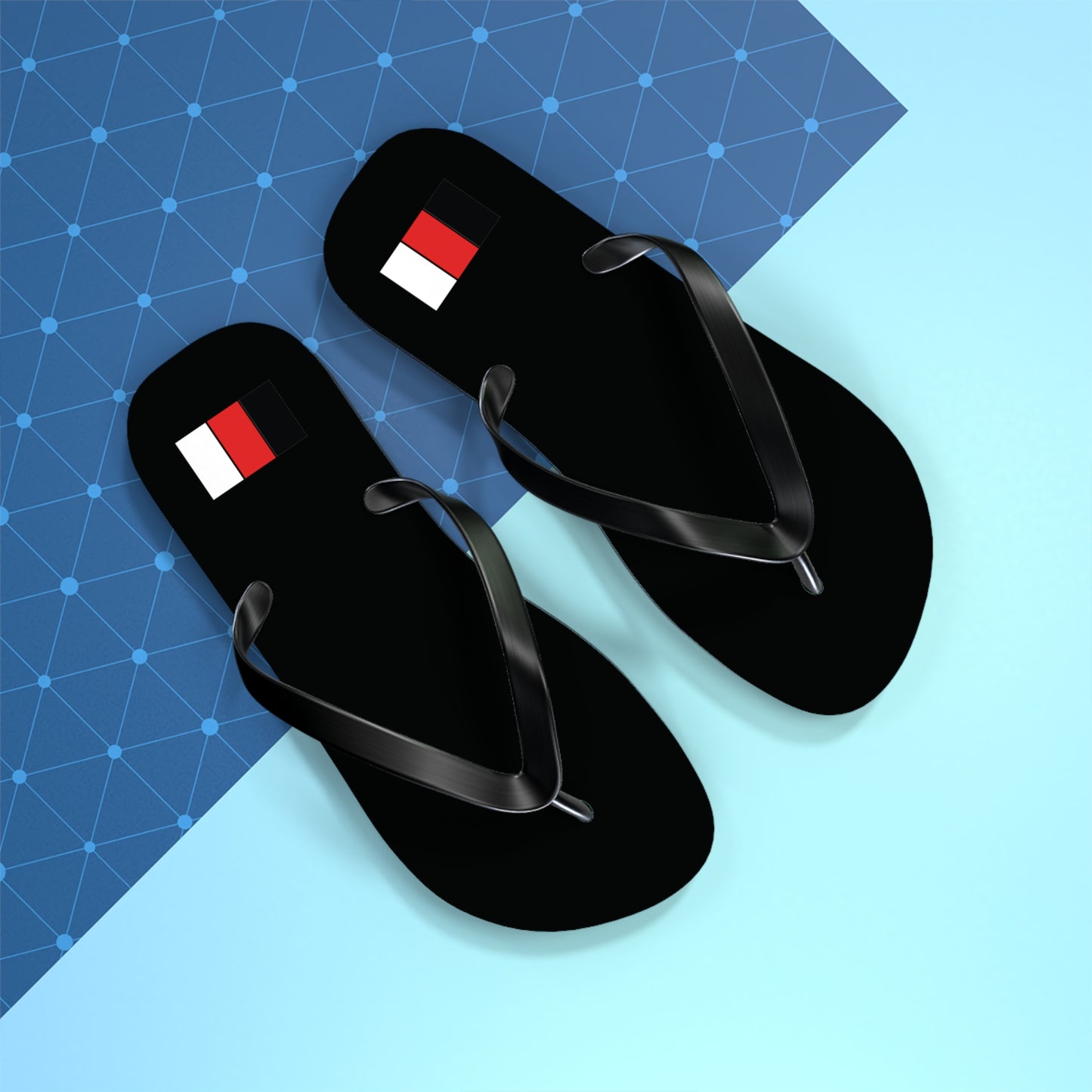 SNOBkill Unisex Flip Flops [Black Edition]