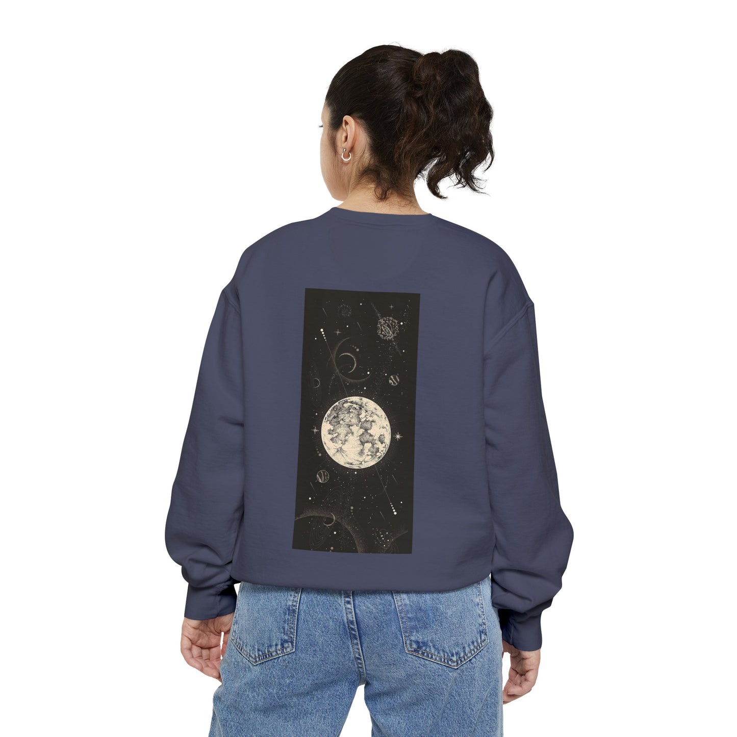 The Moon [1st Edition] Unisex Garment-Dyed Sweatshirt