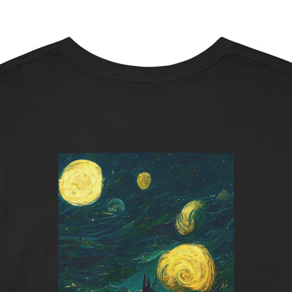 Starry Night Hogwarts Unisex Heavy Cotton Tee