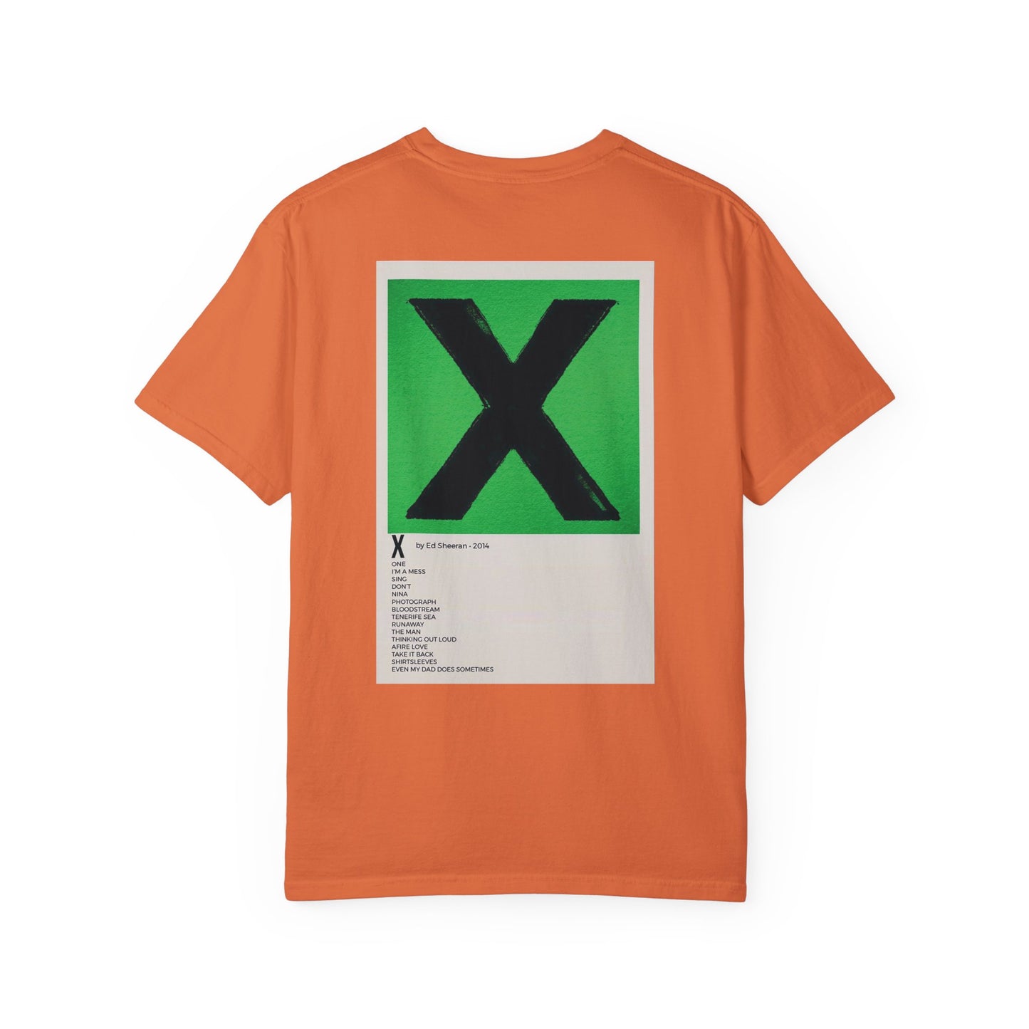 X by Ed Sheeran - 2014 Unisex Garment-Dyed T-shirt