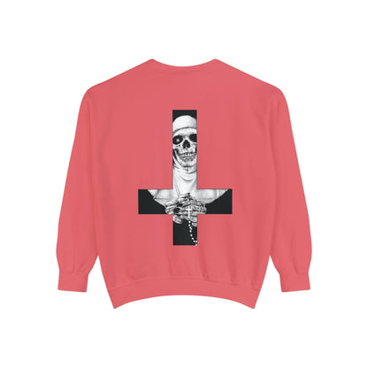 Nun Skull [1st Edition] Unisex Garment-Dyed Sweatshirt