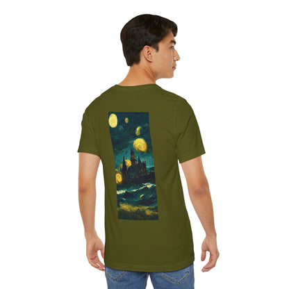 Starry Night Hogwarts Unisex Jersey Short Sleeve Tee