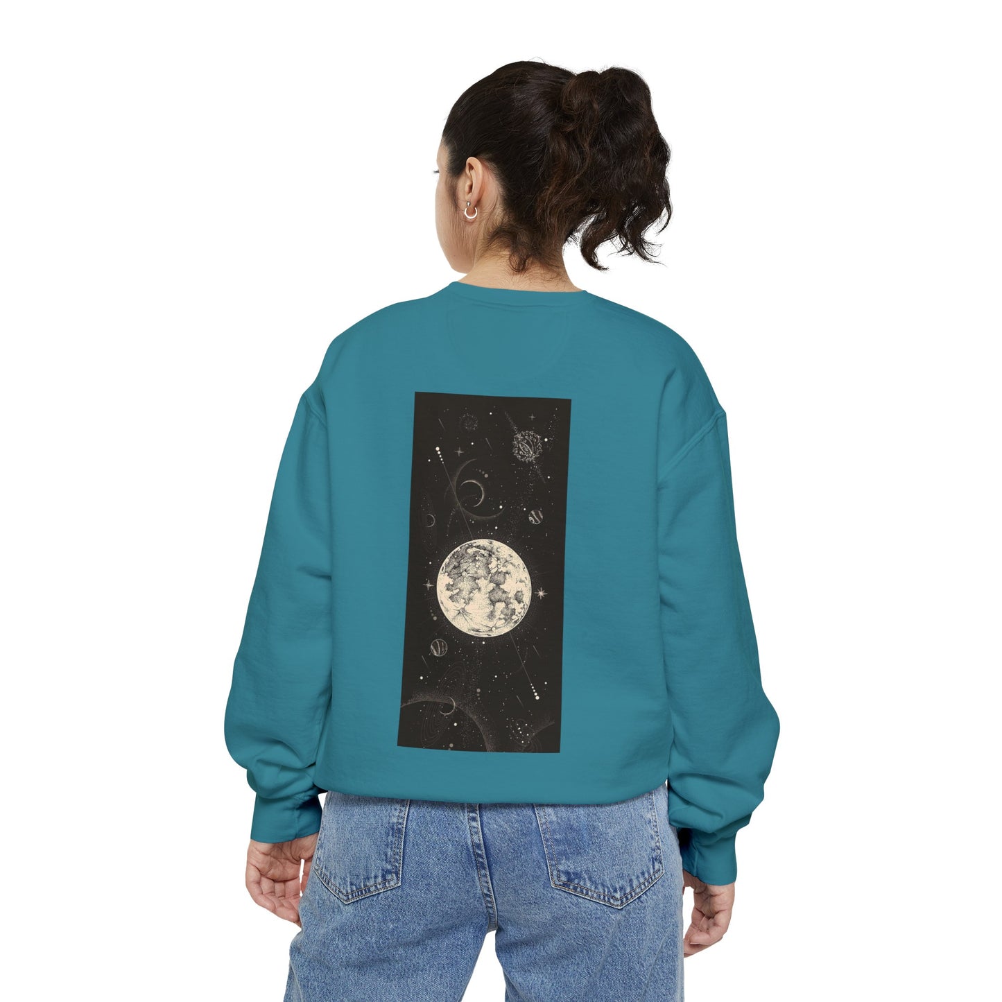 The Moon [1st Edition] Unisex Garment-Dyed Sweatshirt