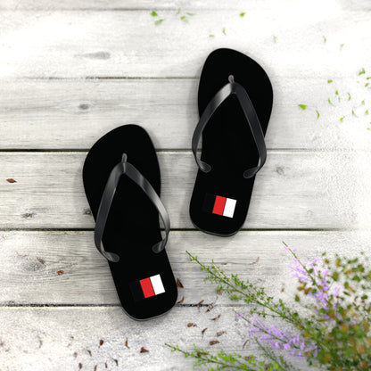 SNOBkill Unisex Flip Flops [Black Edition]