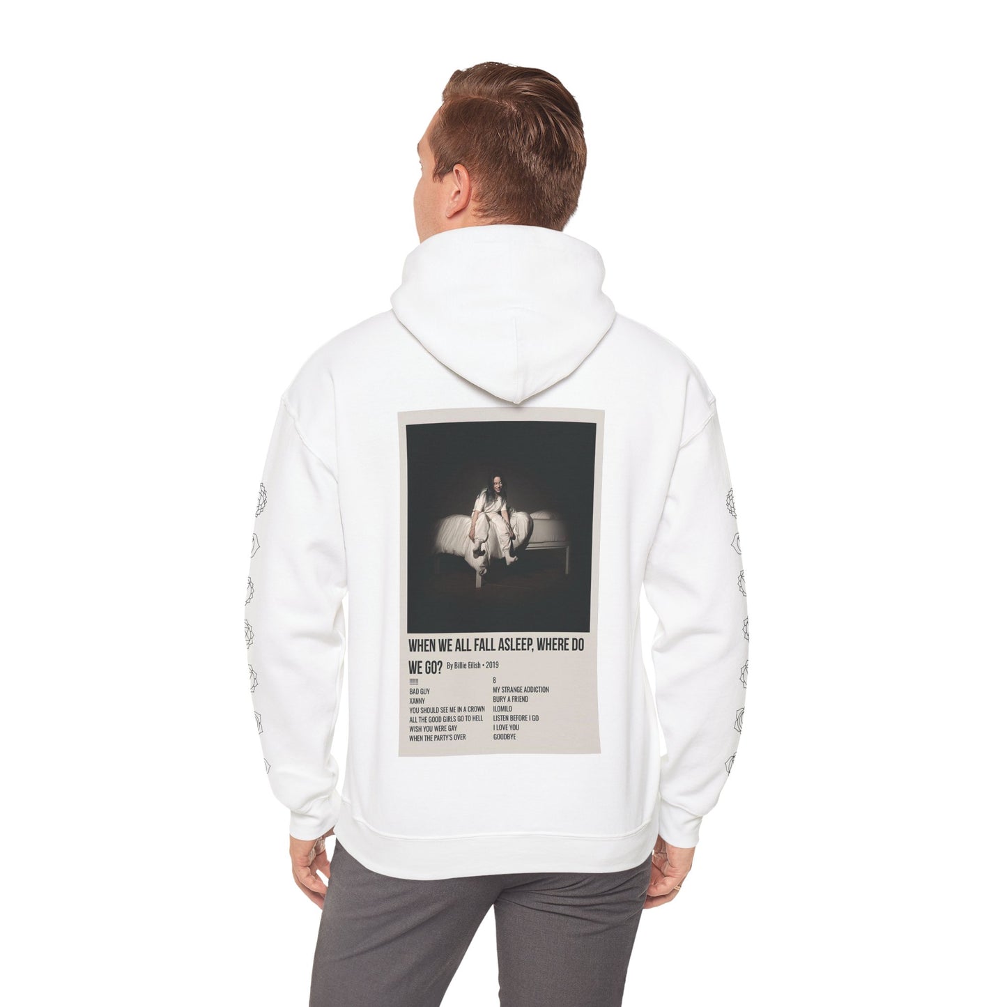 WHEN WE ALL FALL ASLEEP, WHERE DO WE GO? by Billie Eilish - 2019 Unisex Heavy Blend™ Hooded Sweatshirt