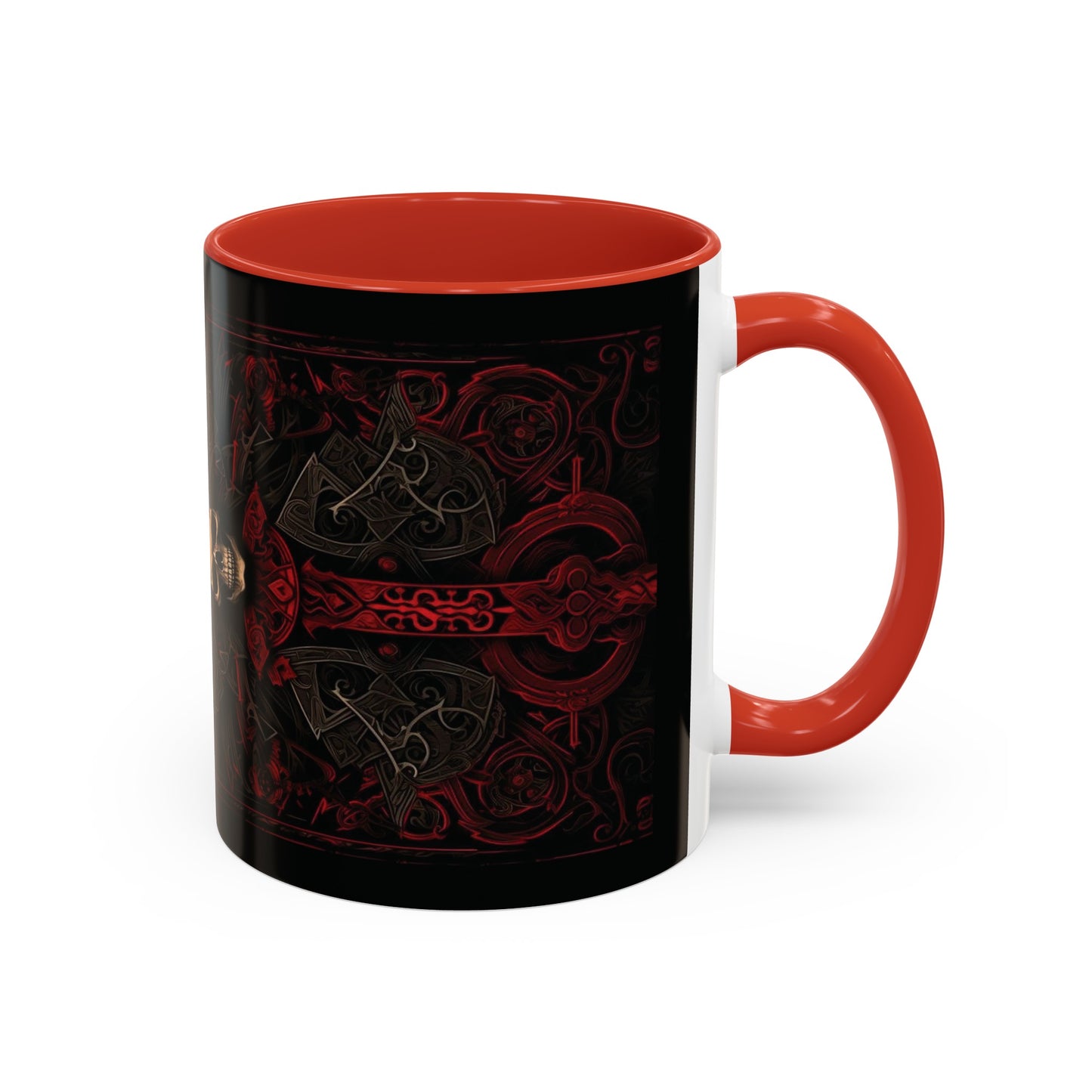 Red Gate Lock Accent Coffee Mug, 11oz