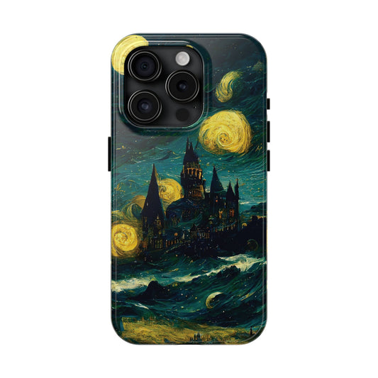 Starry Night Hogwarts Tough Phone Cases