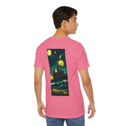 Starry Night Hogwarts Unisex Jersey Short Sleeve Tee